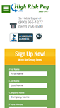 Mobile Screenshot of highriskpay.com
